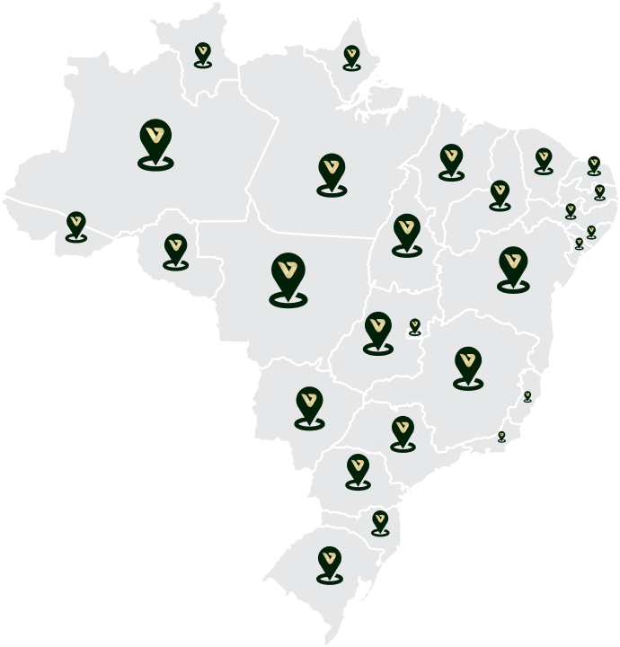 Mapa de atuação veritas desk